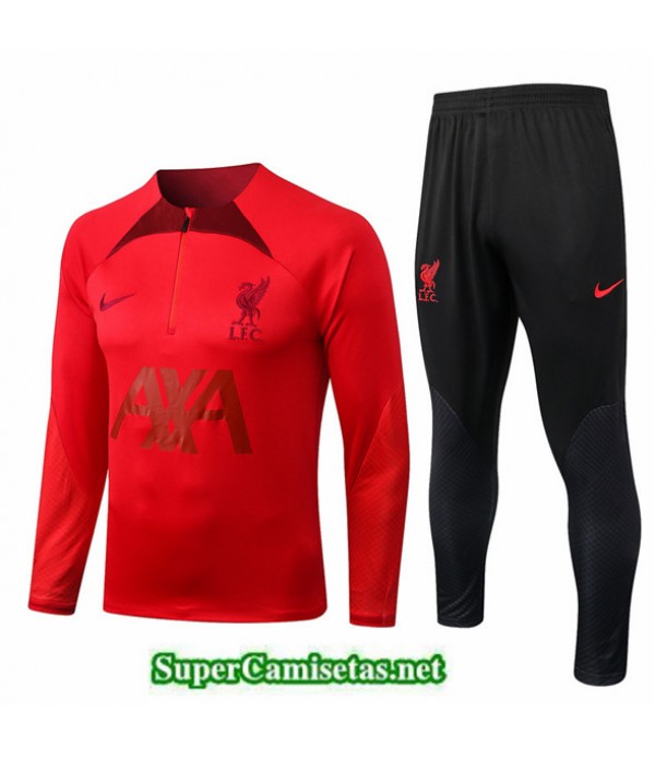 Tailandia Camiseta Chandal Liverpool Rojo/negro 2022/23