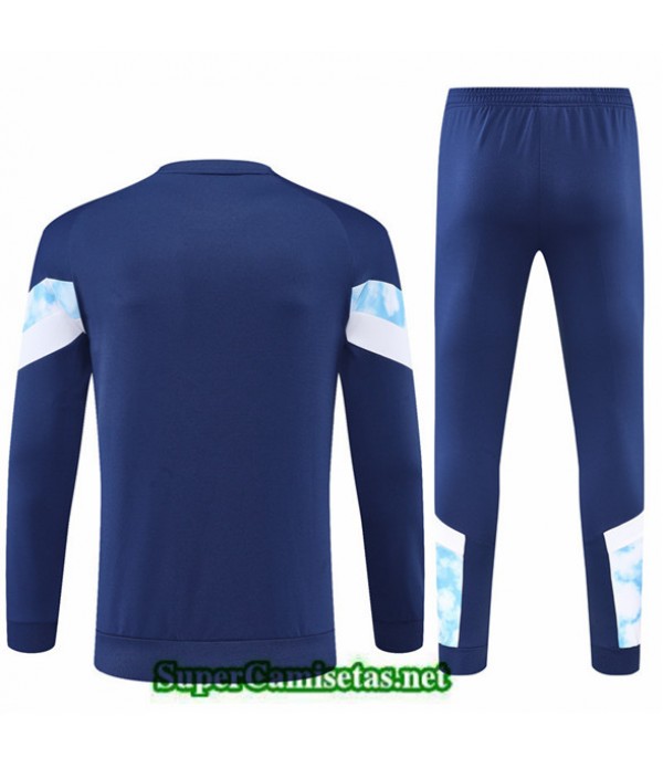 Tailandia Camiseta Chandal Manchester City Azul Profundo 2022/23