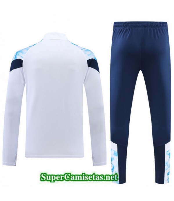 Tailandia Camiseta Chandal Manchester City Blanco/azul 2022/23