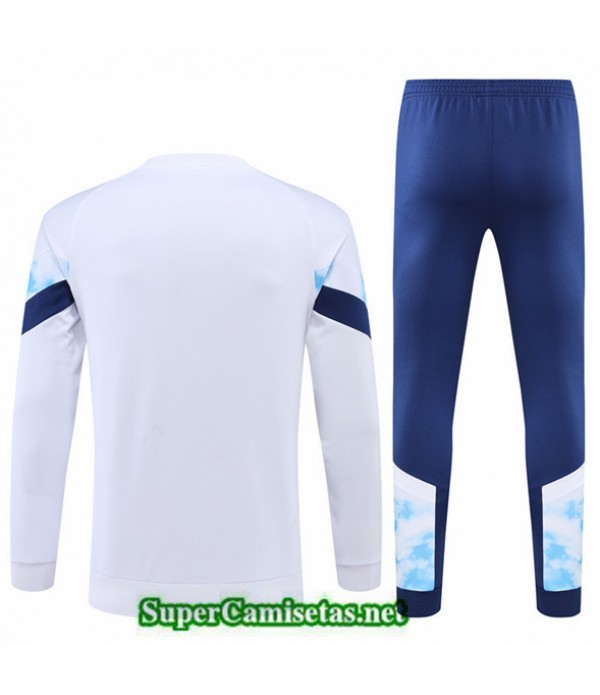 Tailandia Camiseta Chandal Manchester City Blanco/azul Profundo 2022/23