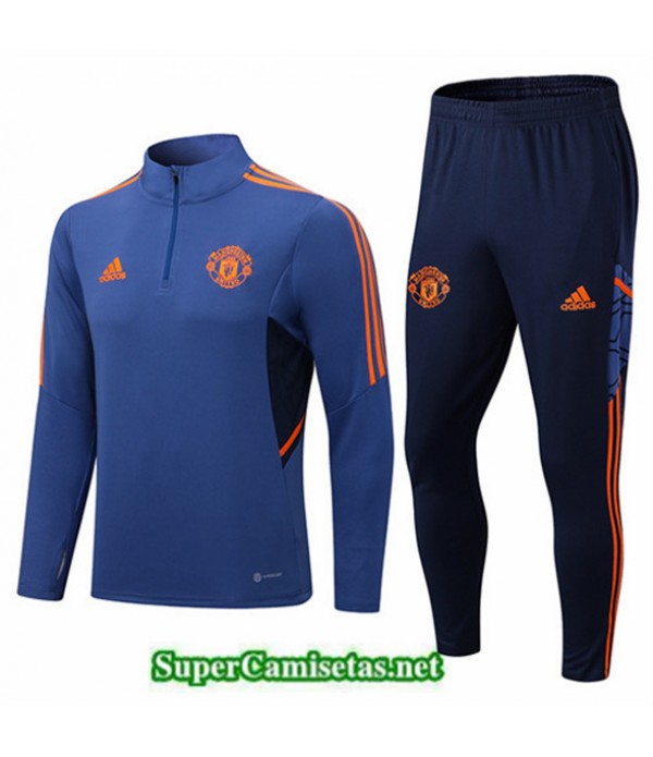 Tailandia Camiseta Chandal Manchester United Negro 2022/23