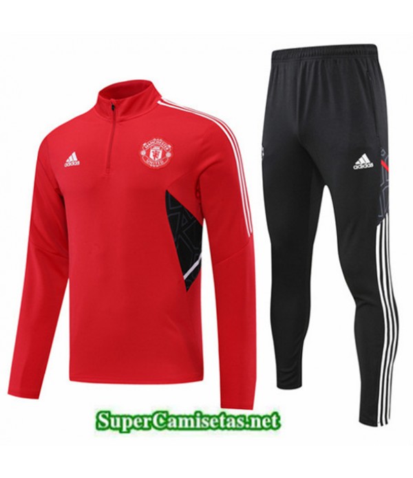 Tailandia Camiseta Chandal Manchester United Negro 2022/23