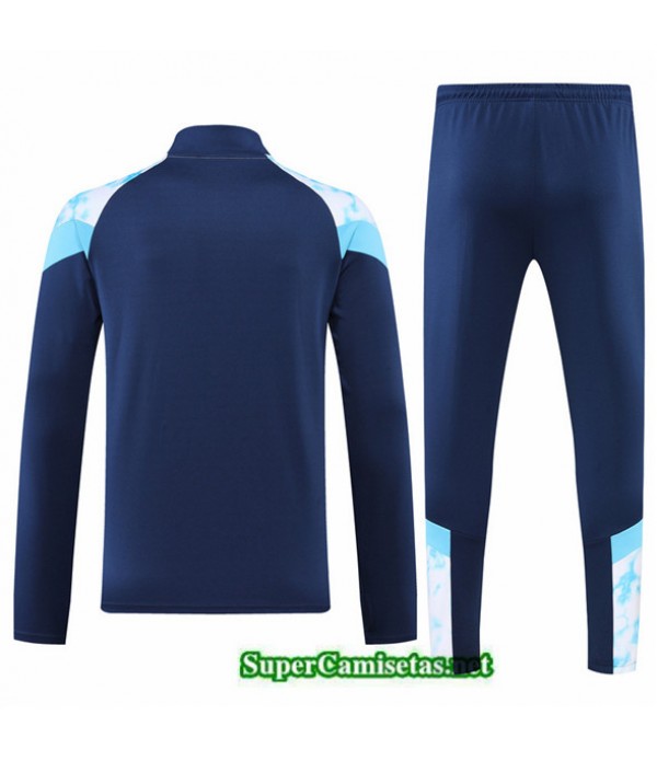 Tailandia Camiseta Chandal Marsella Azul Profundo/blanco 2022/23