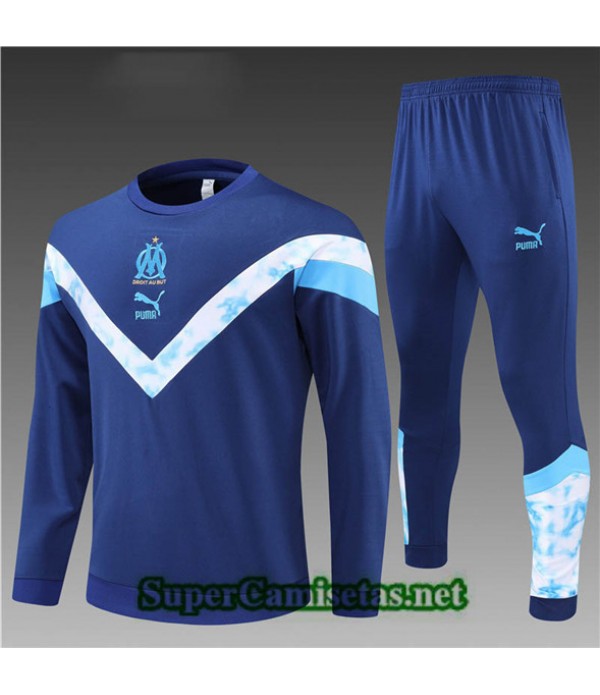 Tailandia Camiseta Chandal Marsella Niño Azul Profundo 2022/23