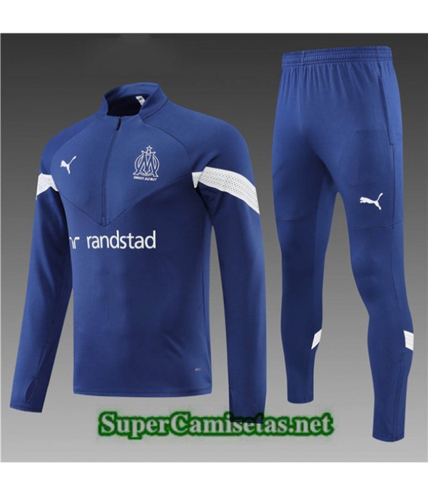Tailandia Camiseta Chandal Marsella Niño Azul Profundo 2022/23