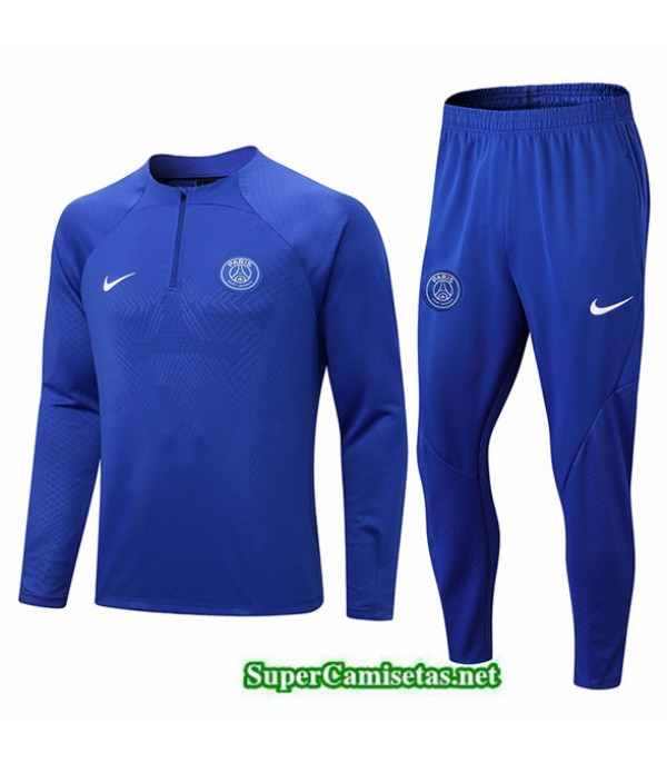 Tailandia Camiseta Chandal Paris Psg Azul 2022/23