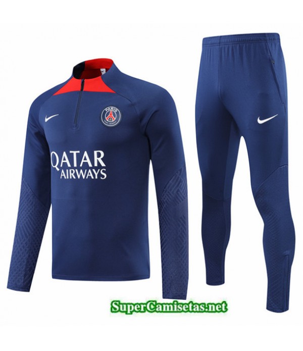 Tailandia Camiseta Chandal Paris Psg Azul Profundo 2022/23