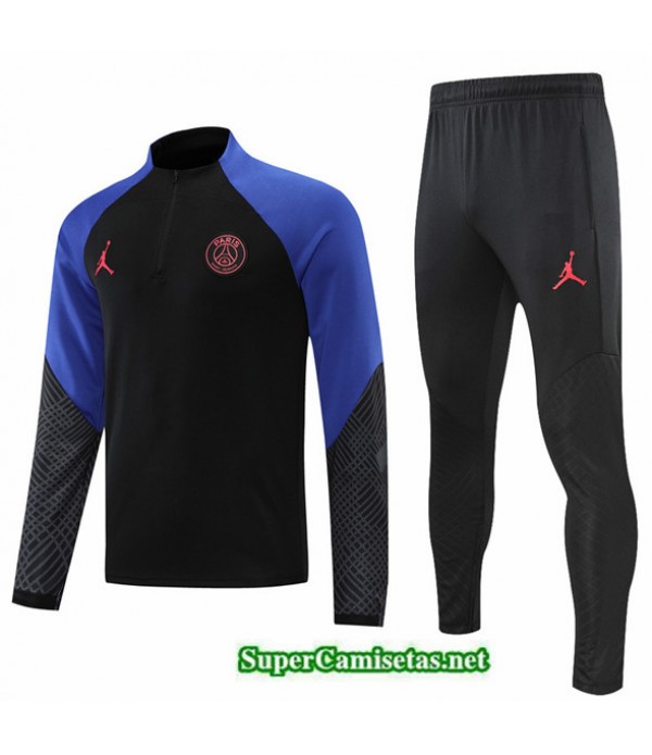 Tailandia Camiseta Chandal Paris Psg Negro/azul 2022/23