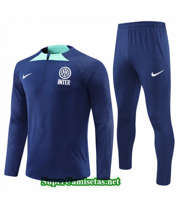 Tailandia Camiseta Chandal Player Inter Milan Azul Profundo 2022/23