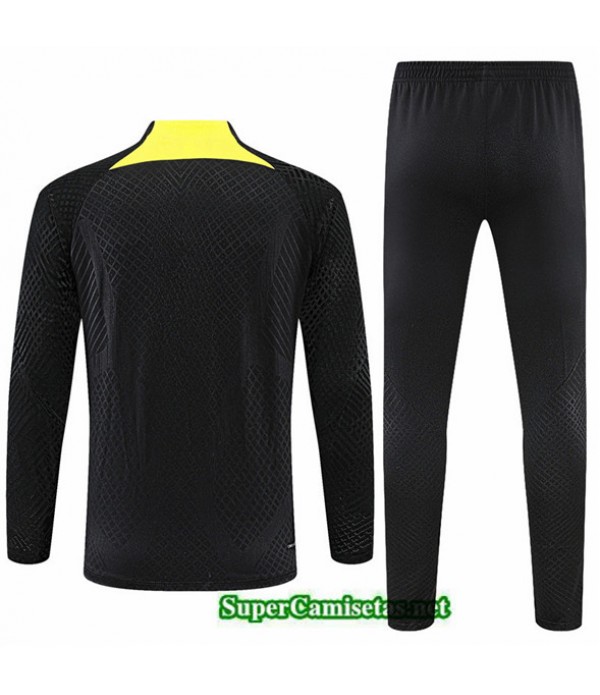 Tailandia Camiseta Chandal Player Paris Psg Negro/amarillo 2022/23