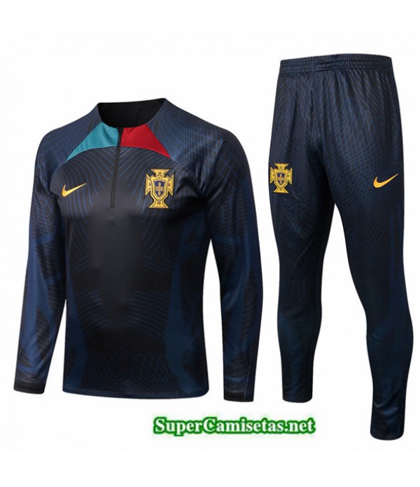 Tailandia Camiseta Chandal Portugal Azul Profundo 2022/23