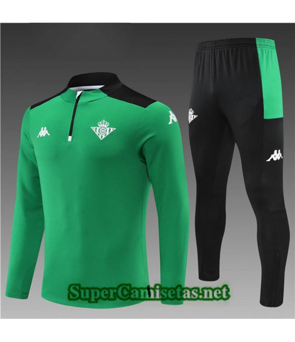 Tailandia Camiseta Chandal Real Betis Niño Verde/negro 2022/23