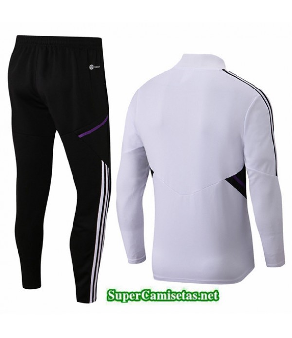 Tailandia Camiseta Chandal Real Madrid Blanco/negro 2022/23