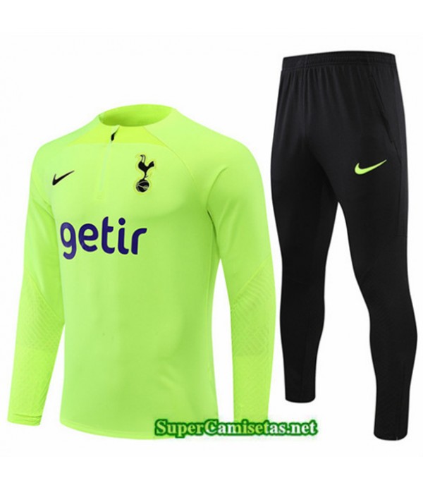 Tailandia Camiseta Chandal Tottenham Hotspur Verde/negro 2022/23