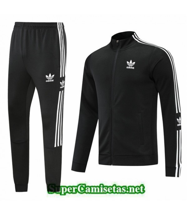 Tailandia Camiseta Chaqueta Chandal Adidas Negro 2022/23