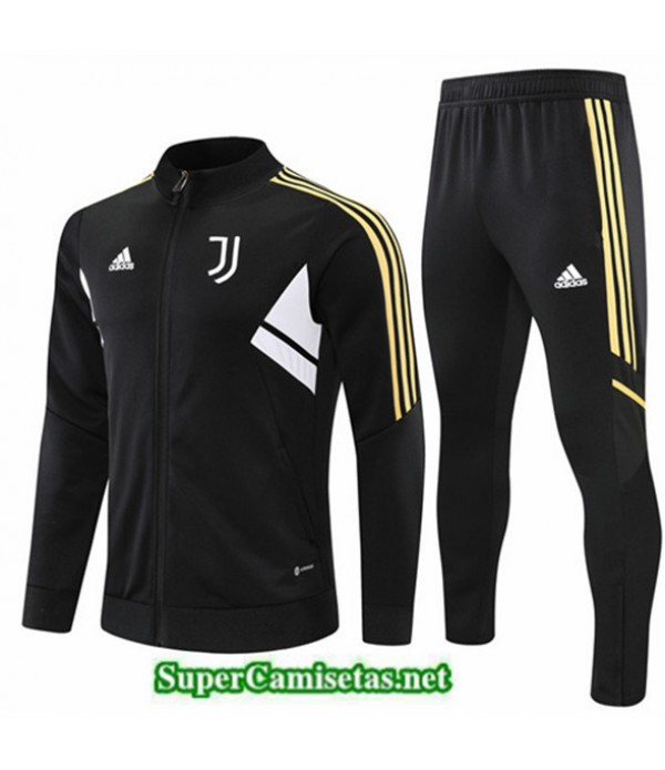 Tailandia Camiseta Chaqueta Chandal Juventus Negro 2022/23