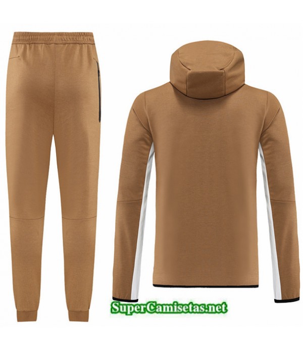 Tailandia Camiseta Chaqueta Chandal Nike Marrón/blanco 2022/23