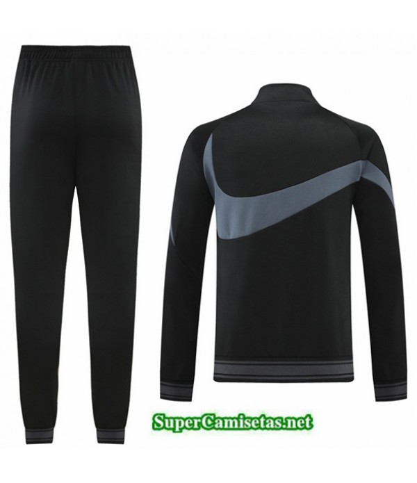 Tailandia Camiseta Chaqueta Chandal Nike Negro/azul 2022/23