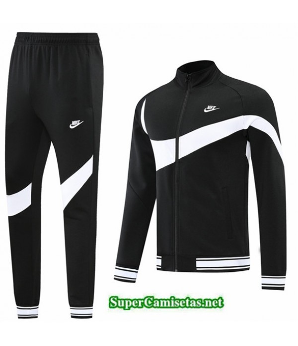 Tailandia Camiseta Chaqueta Chandal Nike Negro/verde 2022/23