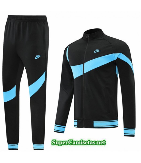 Tailandia Camiseta Chaqueta Chandal Nike Negro/verde 2022/23