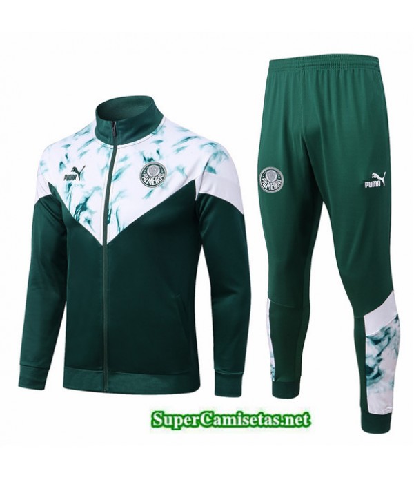 Tailandia Camiseta Chaqueta Chandal Palmeiras Verde/blanco 2022/23