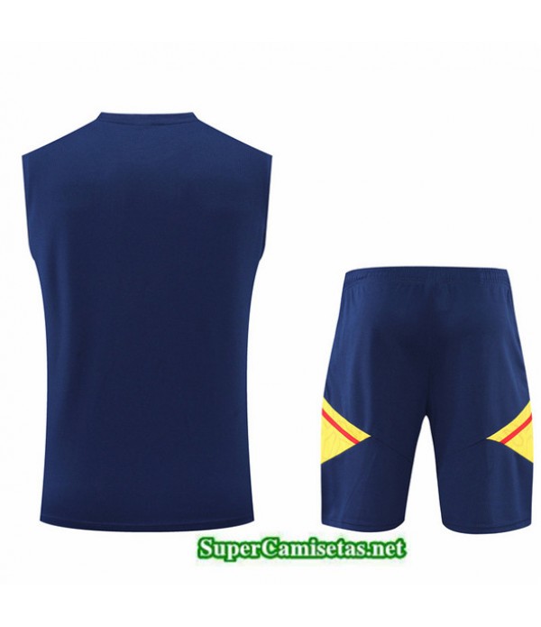 Tailandia Camiseta Kit De Entrenamiento Arsenal Debardeur Azul Profundo 2022/23