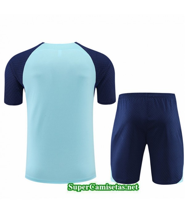 Tailandia Camiseta Kit De Entrenamiento Atletico Madrid Azul 2022/23