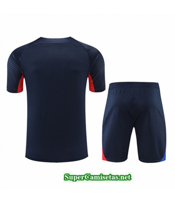 Tailandia Camiseta Kit De Entrenamiento Barcelona Azul Profundo 2022/23