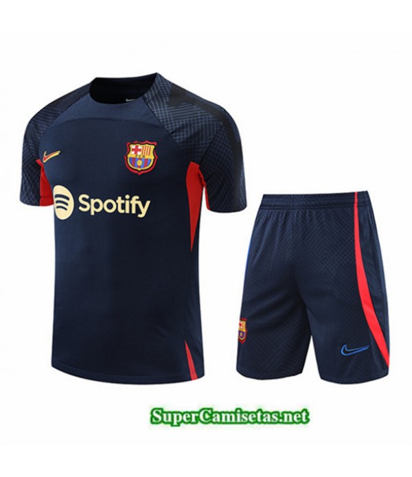Tailandia Camiseta Kit De Entrenamiento Barcelona Azul Profundo 2022/23