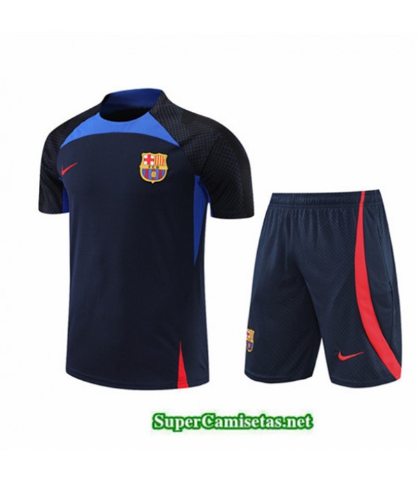 Tailandia Camiseta Kit De Entrenamiento Barcelona Azul Profundo 2022/23