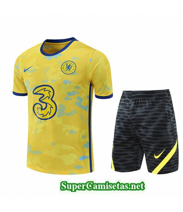 Tailandia Camiseta Kit De Entrenamiento Chelsea Amarillo 2022/23