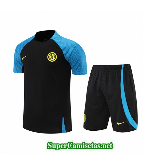 Tailandia Camiseta Kit De Entrenamiento Inter Milan Negro 2022/23