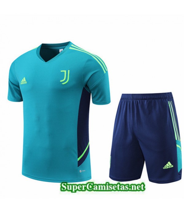Tailandia Camiseta Kit De Entrenamiento Juventus Azul 2022/23