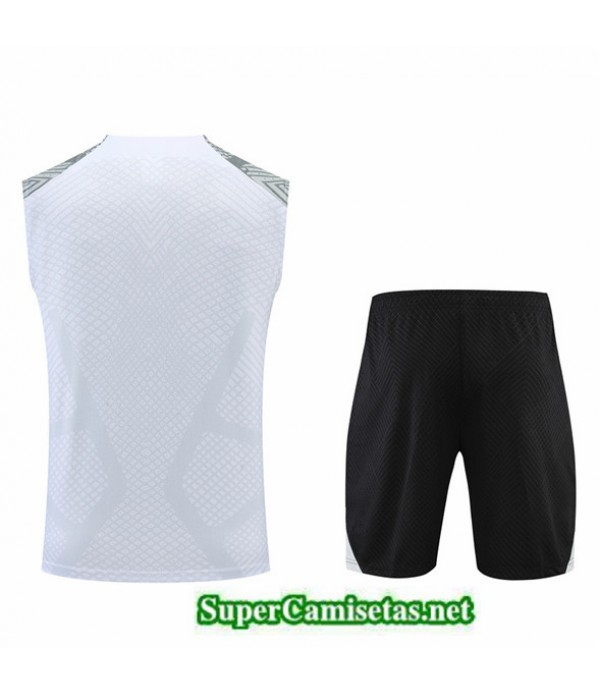 Tailandia Camiseta Kit De Entrenamiento Liverpool Debardeur Blanco/negro 2022/23