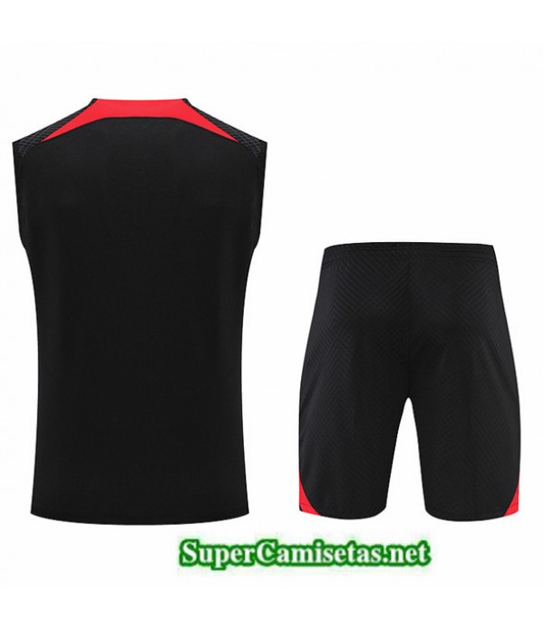 Tailandia Camiseta Kit De Entrenamiento Liverpool Debardeur Negro 2022/23
