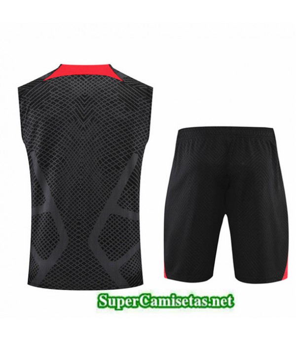 Tailandia Camiseta Kit De Entrenamiento Liverpool Debardeur Negro 2022/23