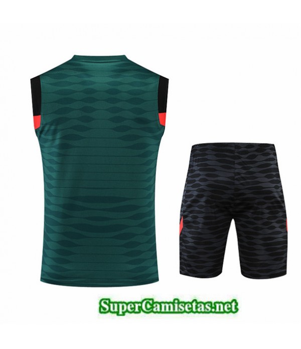 Tailandia Camiseta Kit De Entrenamiento Liverpool Debardeur Verde 2022/23