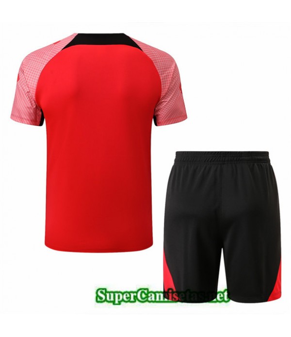 Tailandia Camiseta Kit De Entrenamiento Liverpool Rojo/negro 2022/23