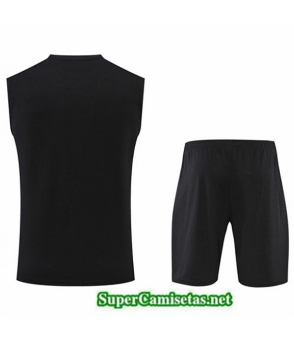 Tailandia Camiseta Kit De Entrenamiento Manchester United Debardeur Negro 2022/23