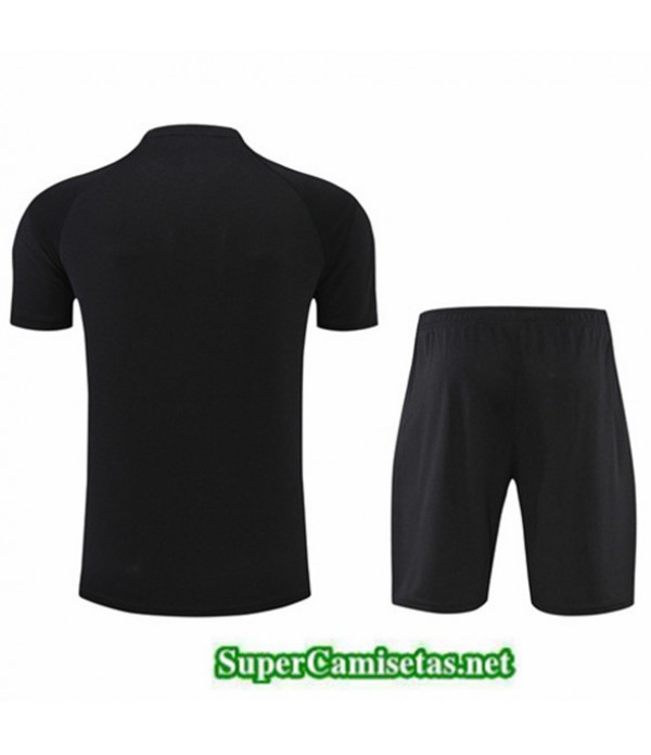 Tailandia Camiseta Kit De Entrenamiento Manchester United Negro 2022/23