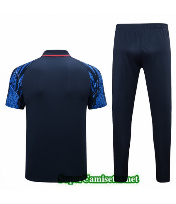Tailandia Camiseta Kit De Entrenamiento Marsella Azul Profundo 2022/23