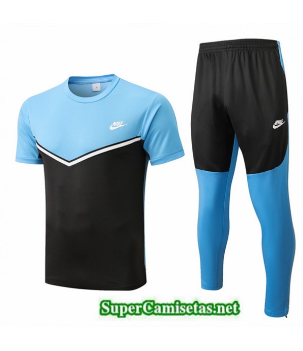 Tailandia Camiseta Kit De Entrenamiento Nike Azul/negro 2022/23