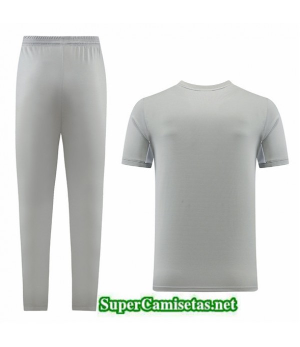 Tailandia Camiseta Kit De Entrenamiento Nike Gris/blanco 2022/23