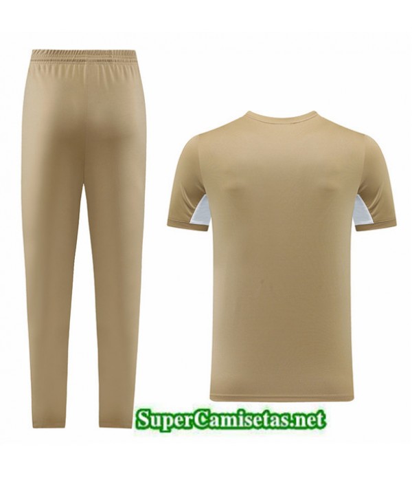 Tailandia Camiseta Kit De Entrenamiento Nike Marrón/blanco 2022/23