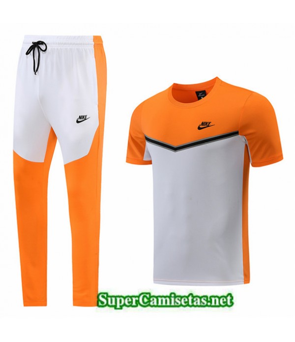 Tailandia Camiseta Kit De Entrenamiento Nike Naran...