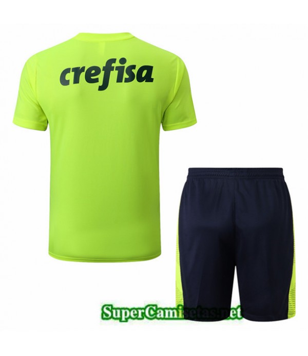 Tailandia Camiseta Kit De Entrenamiento Palmeiras Verde/azul Profundo 2022/23