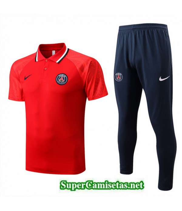 Tailandia Camiseta Kit De Entrenamiento Paris Psg Azul Profundo 2022/23