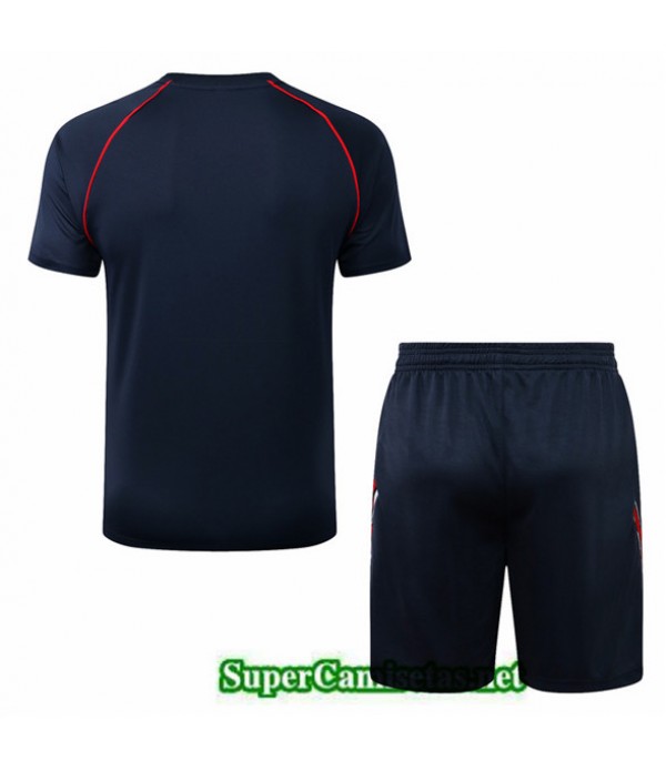 Tailandia Camiseta Kit De Entrenamiento Paris Psg Azul Profundo 2022/23