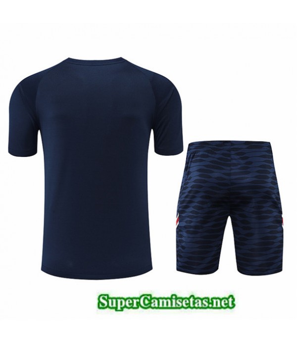 Tailandia Camiseta Kit De Entrenamiento Paris Psg Blanco/azul Profundo 2022/23