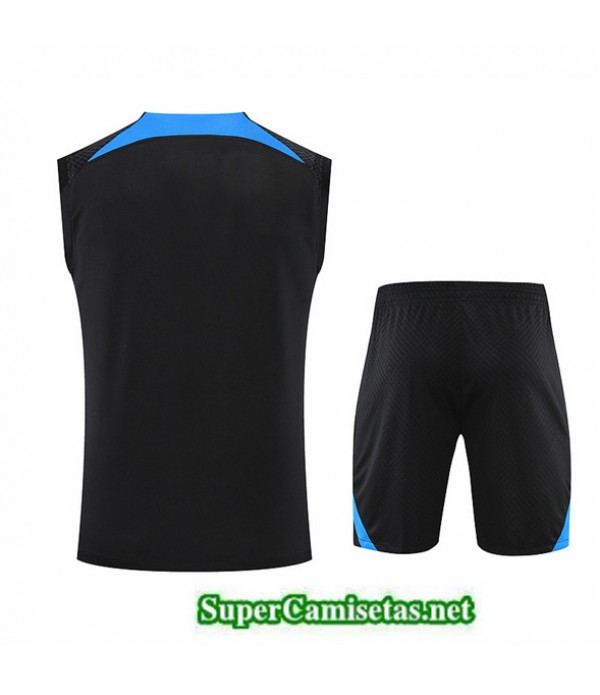 Tailandia Camiseta Kit De Entrenamiento Paris Psg Debardeur Negro 2022/23